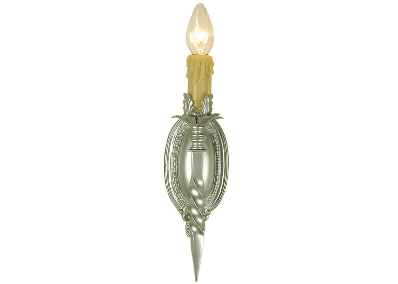Meyda Tiffany 120640 One Light Wall Sconce, Nickel