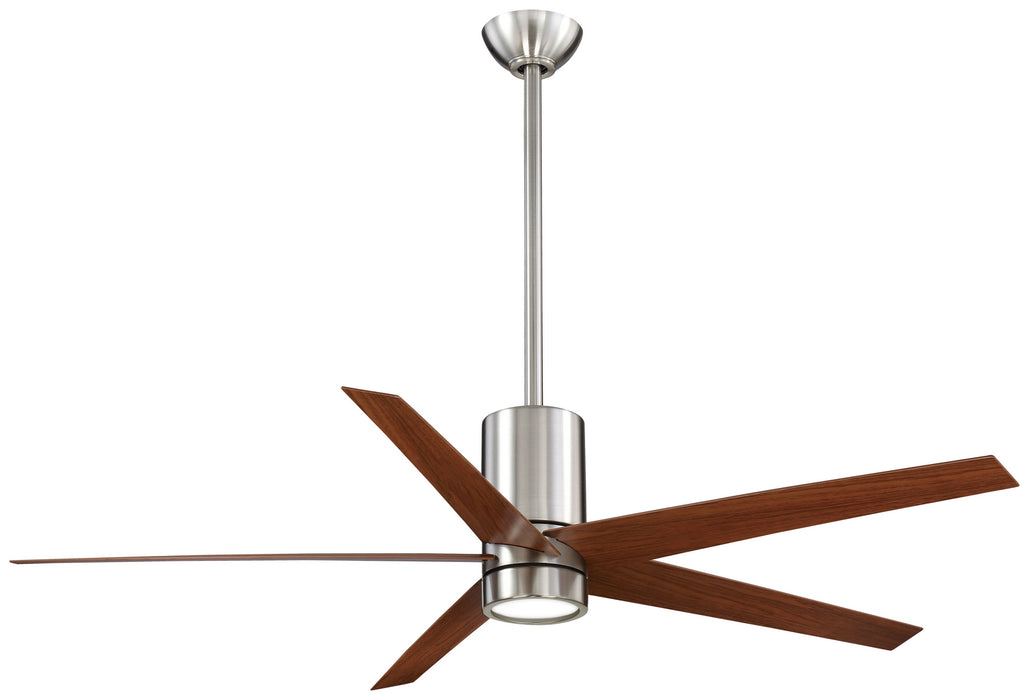 Minka Aire F828-BN/DW 56" Ceiling Fan, Brushed Nickel/Dark Walnut