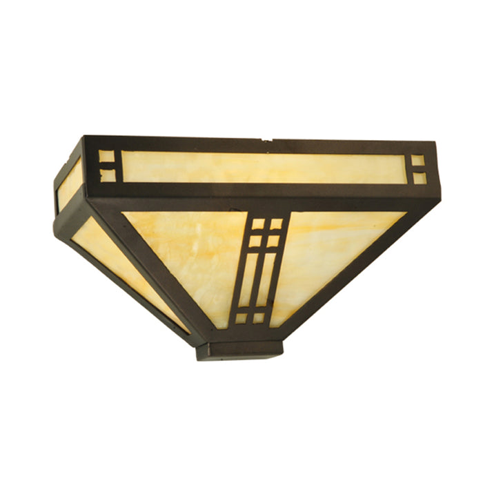 Meyda Tiffany 132665 One Light Wall Sconce, Mahogany Bronze
