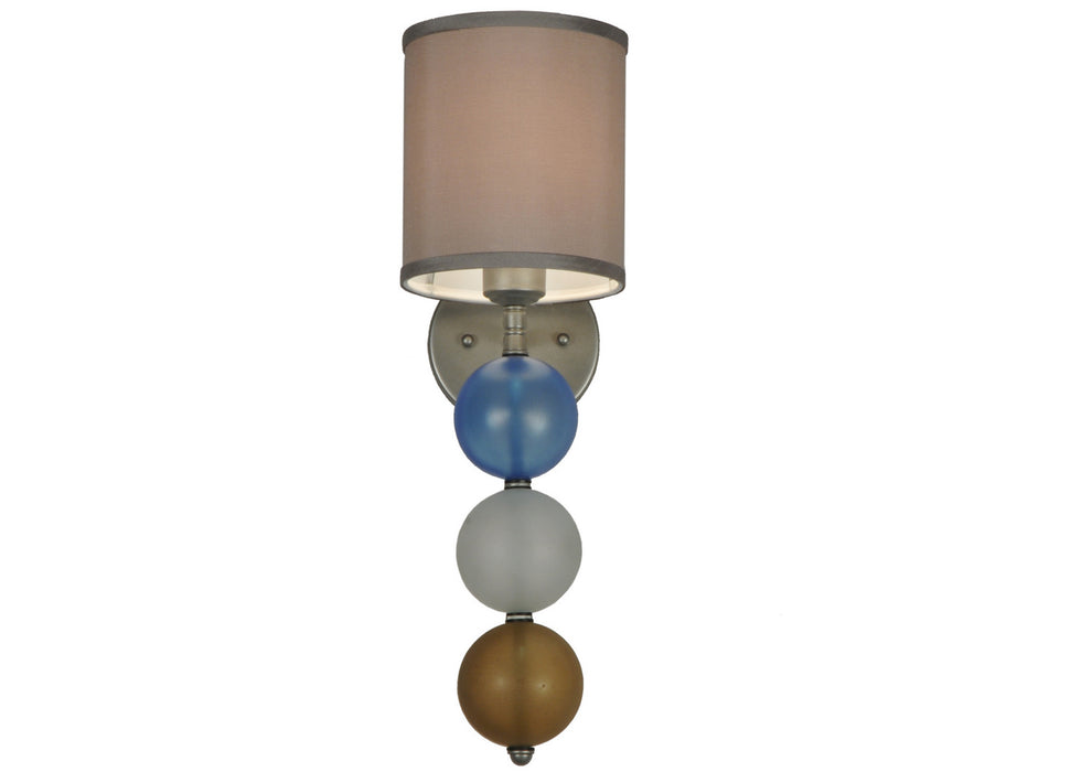 Meyda Tiffany 133574 One Light Wall Sconce, Nickel