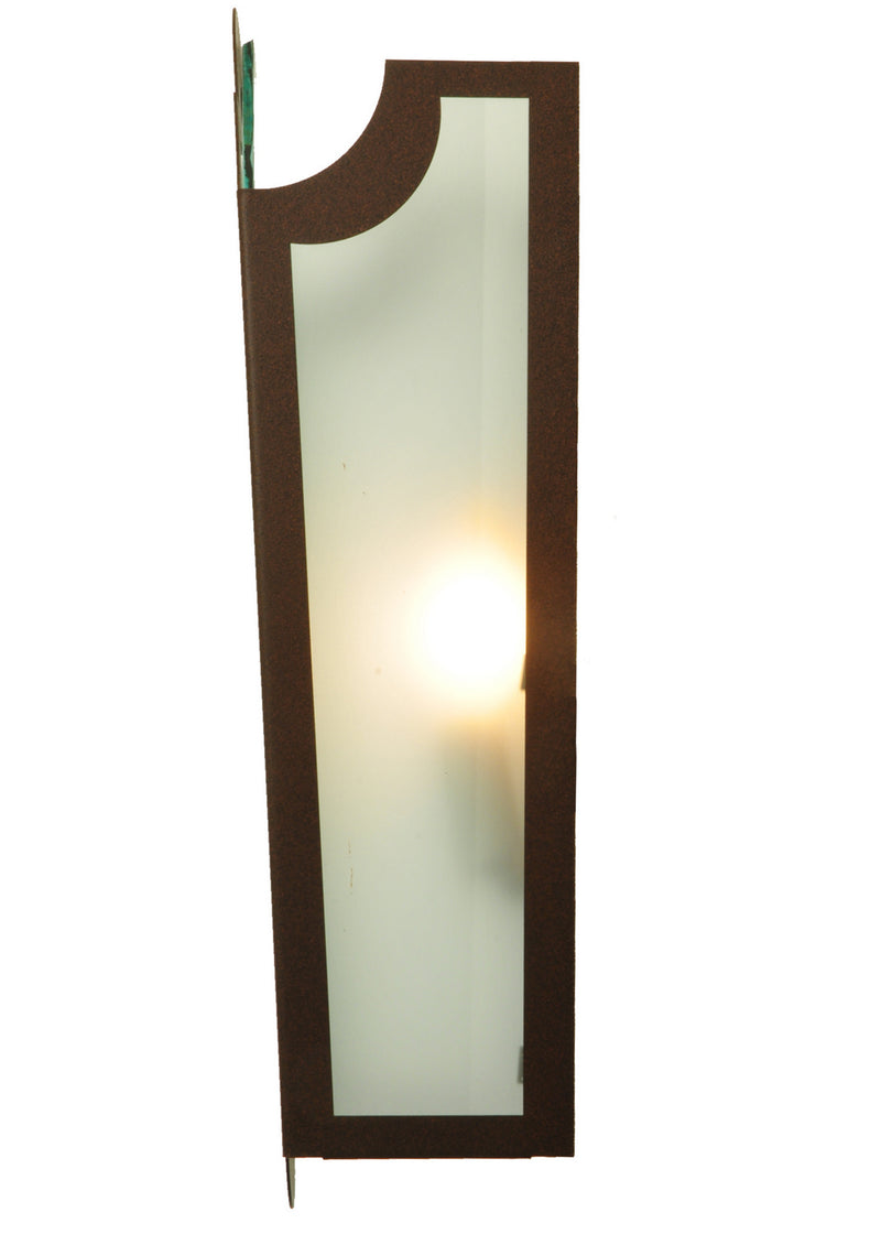 Meyda Tiffany 134174 Two Light Wall Sconce, Caf Noir