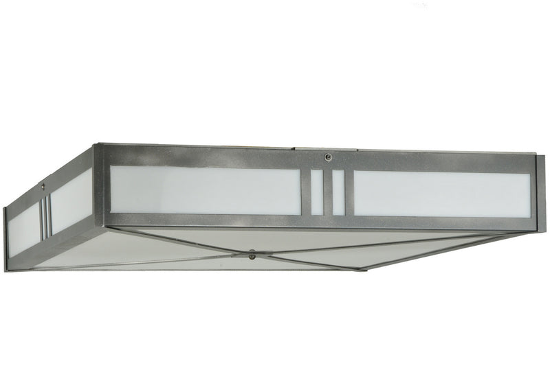 Meyda Tiffany 135132 Four Light Flushmount, Blackened Pewter
