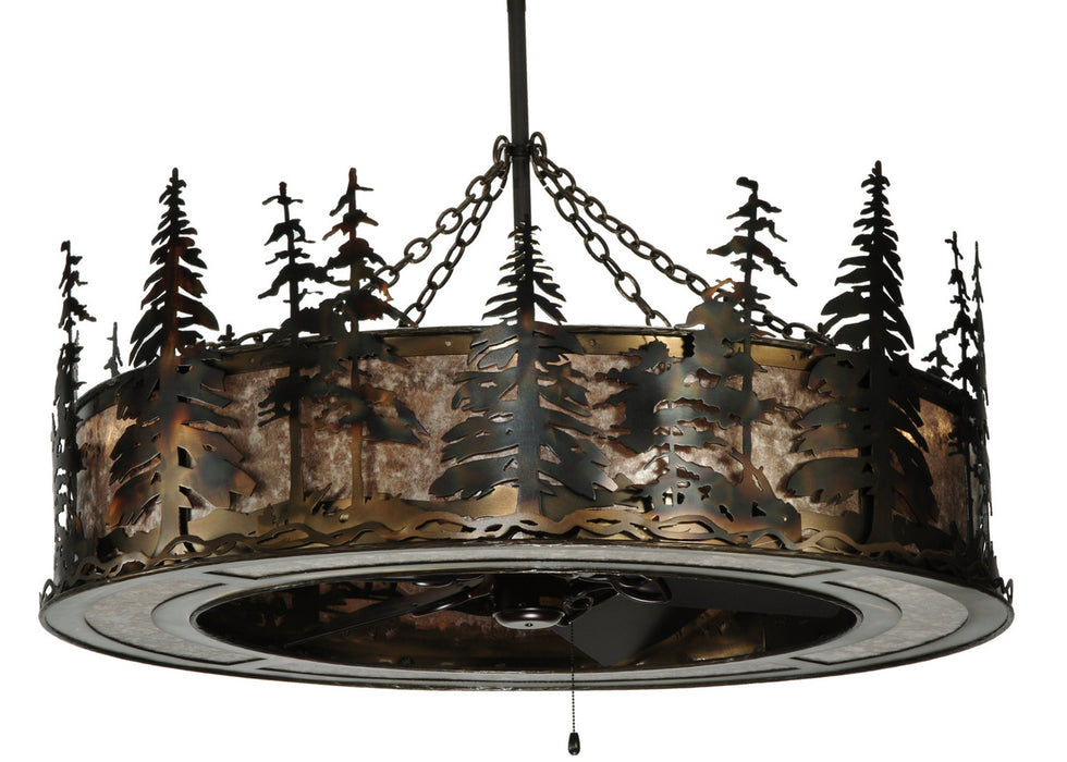 Meyda Tiffany 135769 Eight Light Chandelier, Antique Copper,Burnished Copper