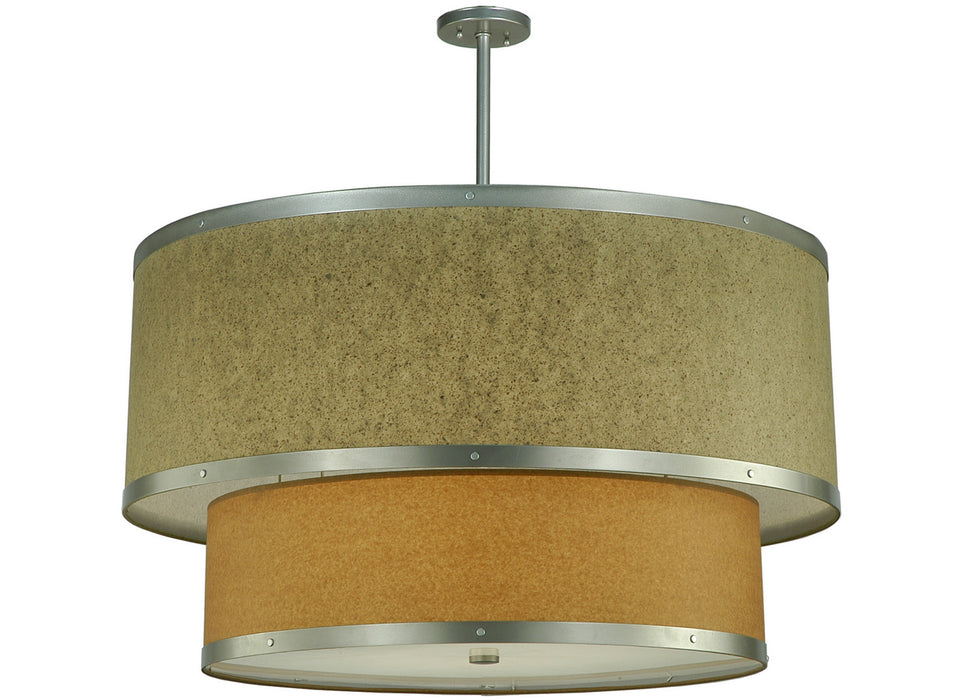 Meyda Tiffany 136291 Six Light Pendant, Nickel
