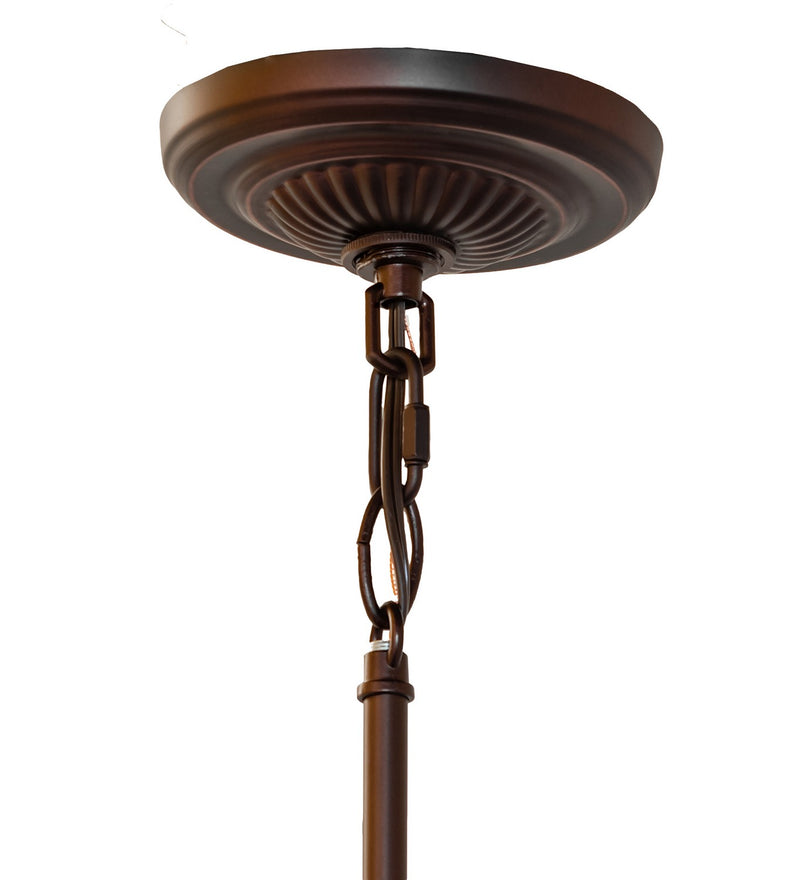Meyda Tiffany 136653 One Light Pendant, Mahogany Bronze