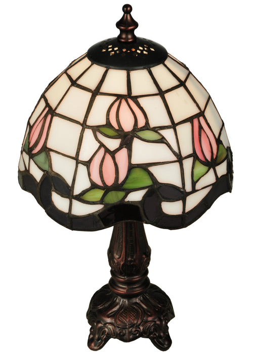 Meyda Tiffany 136921 One Light Mini Lamp, Craftsman Brown