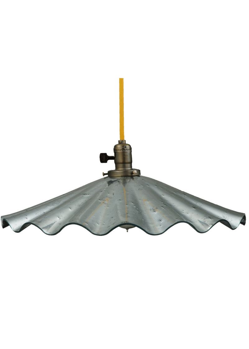 Meyda Tiffany 138591 One Light Pendant, Antique Brass