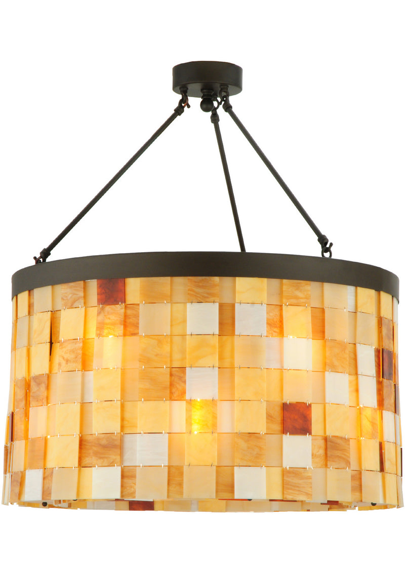 Meyda Tiffany 138866 12 Light Semi-Flushmount, Oil Rubbed Bronze