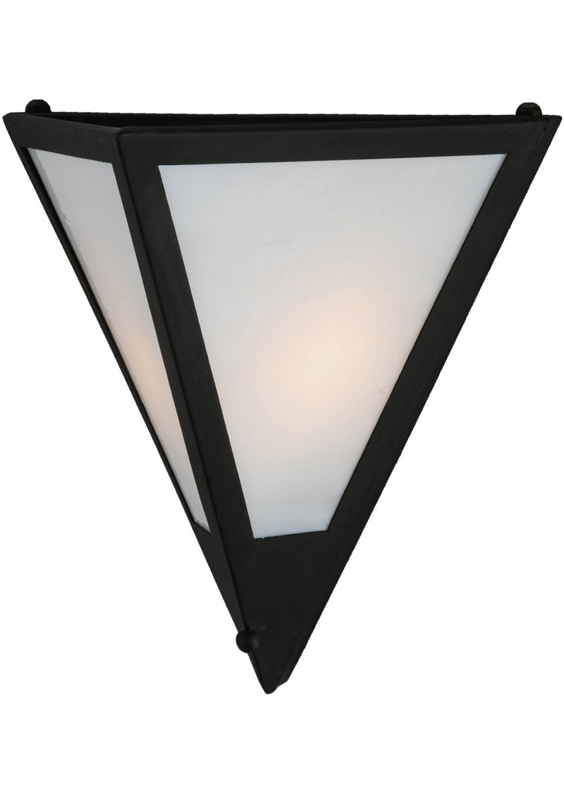 Meyda Tiffany 139538 One Light Wall Sconce, Costello Black