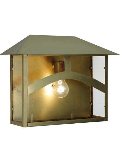 Meyda Tiffany 140493 One Light Wall Sconce, Natural Brass
