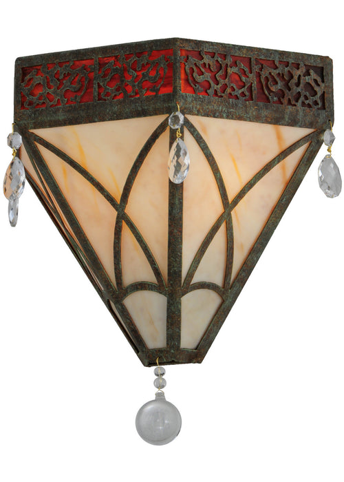 Meyda Tiffany 140699 Two Light Wall Sconce, Capri