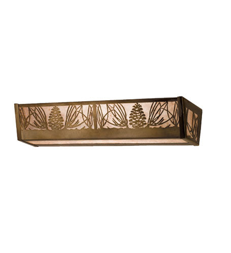 Meyda Tiffany 14180 Four Light Vanity, Antique Copper