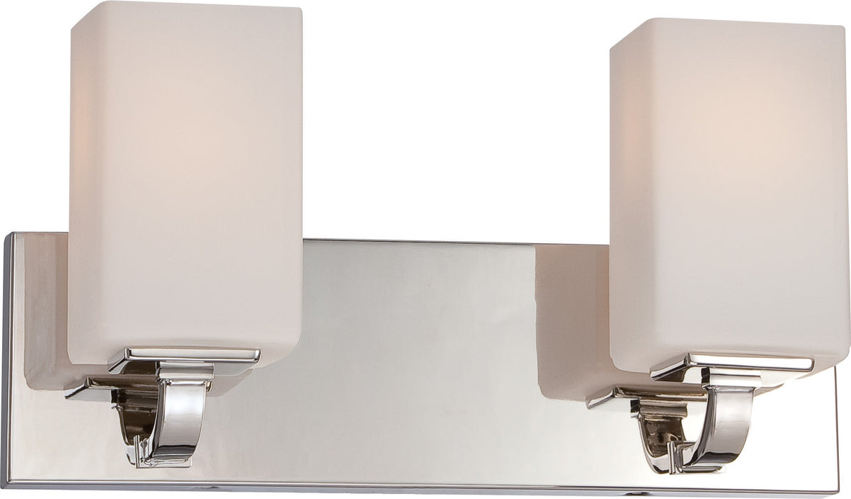 Nuvo Lighting 60-5182 Two Light Vanity, Polished Nickel