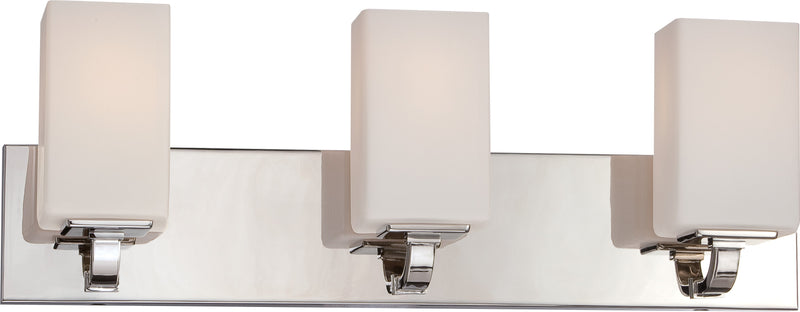 Nuvo Lighting 60-5183 Three Light Vanity, Polished Nickel