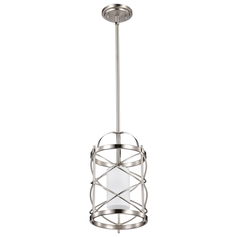Nuvo Lighting 60-5332 One Light Mini Pendant, Brushed Nickel