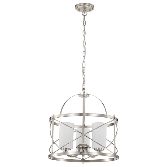 Nuvo Lighting 60-5333 Three Light Pendant, Brushed Nickel