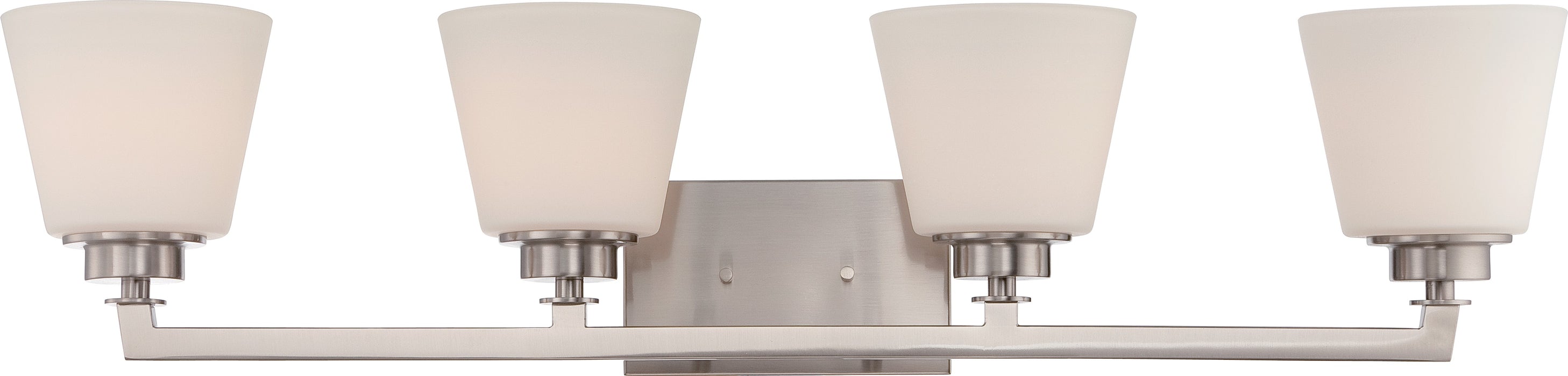 Nuvo Lighting 60-5454 Four Light Vanity, Brushed Nickel