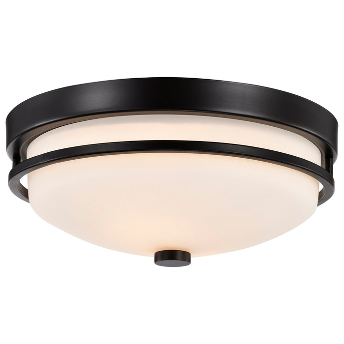 Nuvo Lighting 60-5586 Two Light Flush Mount, Sudbury Bronze