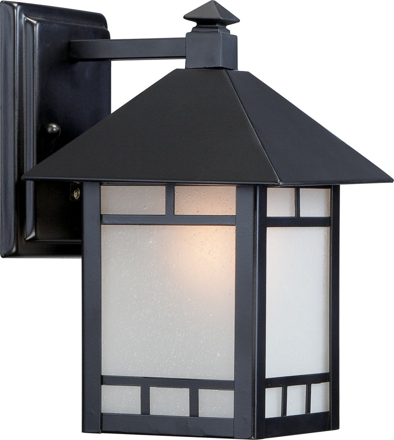 Nuvo Lighting 60-5601 One Light Wall Lantern, Stone Black
