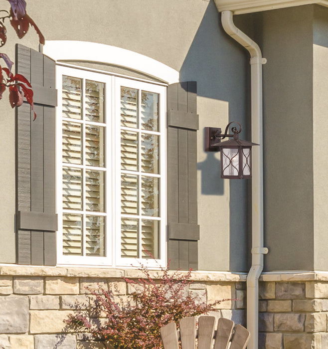 Nuvo Lighting 60-5611 One Light Wall Lantern, Classic Bronze