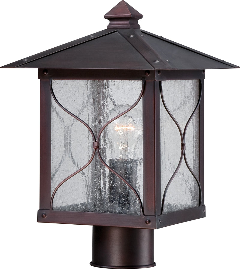 Nuvo Lighting 60-5615 One Light Post Lantern, Classic Bronze