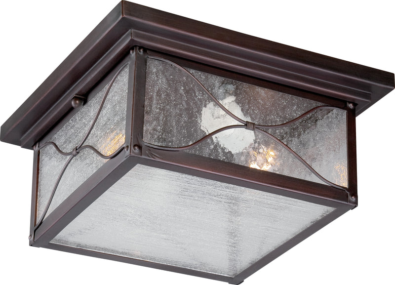 Nuvo Lighting 60-5616 Two Light Flush Mount, Classic Bronze