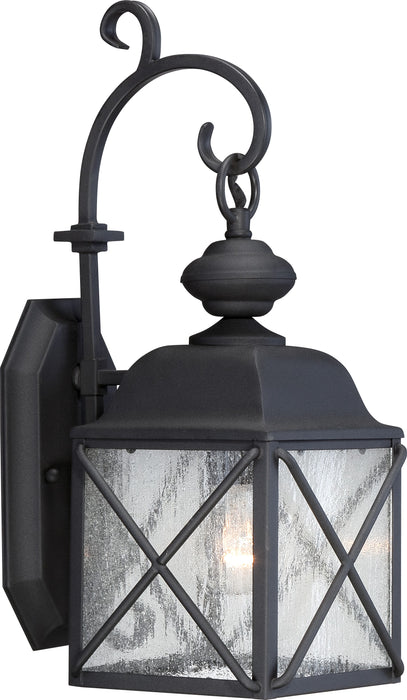 Nuvo Lighting 60-5621 One Light Wall Lantern, Textured Black