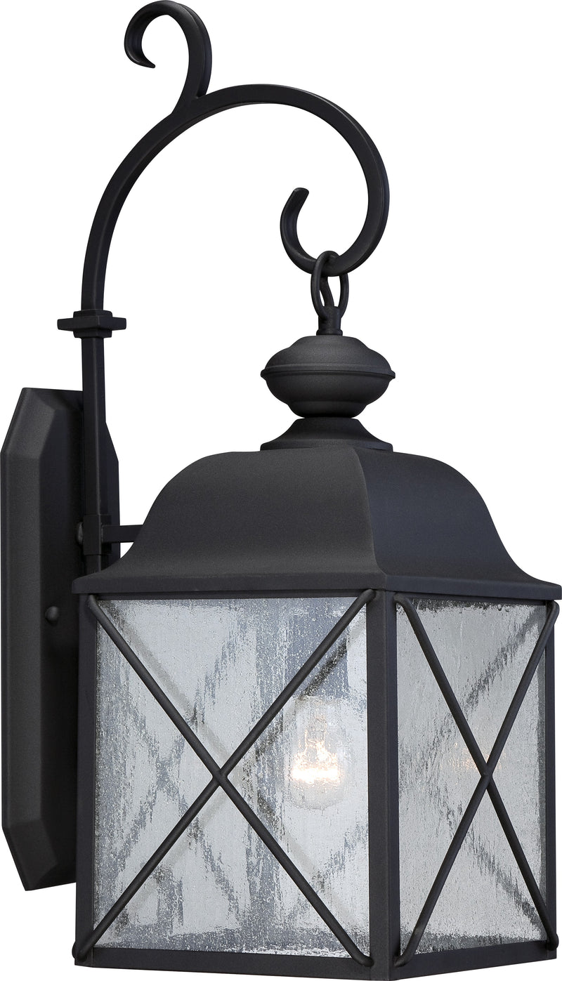 Nuvo Lighting 60-5622 One Light Wall Lantern, Textured Black