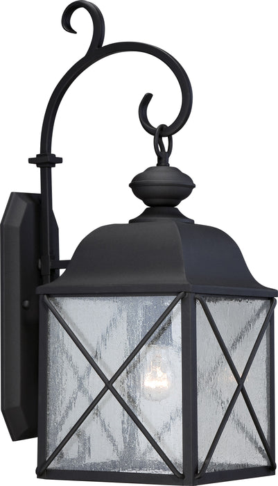 Nuvo Lighting 60-5622 One Light Wall Lantern, Textured Black