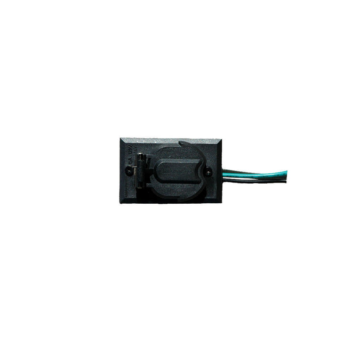 Acclaim Lighting 338BK Electric Outlet, Matte Black