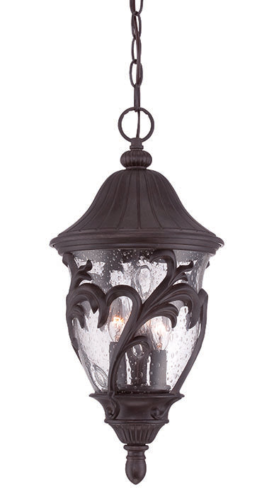 Acclaim Lighting 39216BC Three Light Hanging Lantern, Black Coral