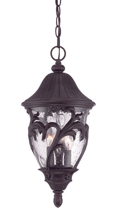 Acclaim Lighting 39216BC Three Light Hanging Lantern, Black Coral