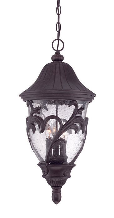 Acclaim Lighting 39226BC Three Light Hanging Lantern, Black Coral