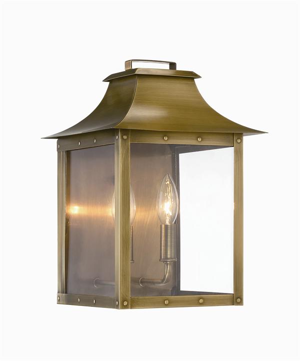 Acclaim Lighting 8414AB Two Light Wall Sconce, Aged Brass