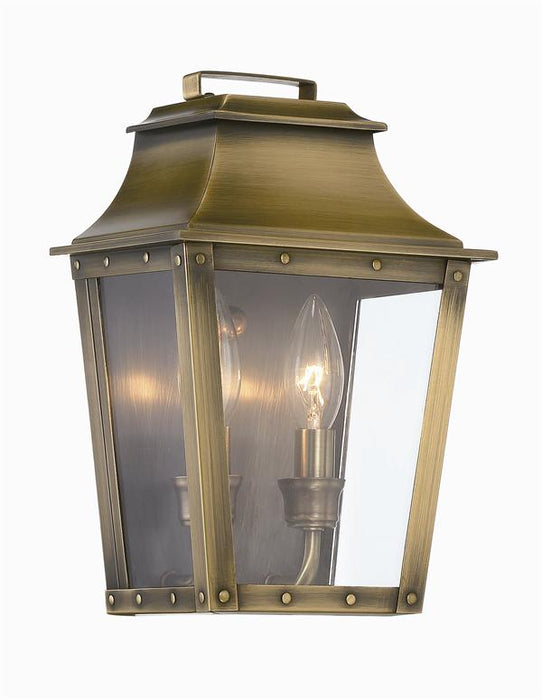 Acclaim Lighting 8423AB Two Light Wall Sconce, Aged Brass
