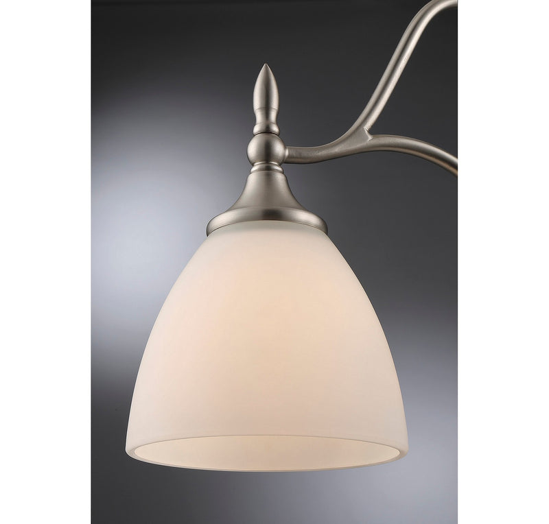 Savoy House 1-1001-5-SN Five Light Chandelier, Satin Nickel