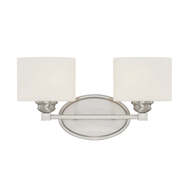 Savoy House 8-890-2-SN Two Light Bath Bar, Satin Nickel