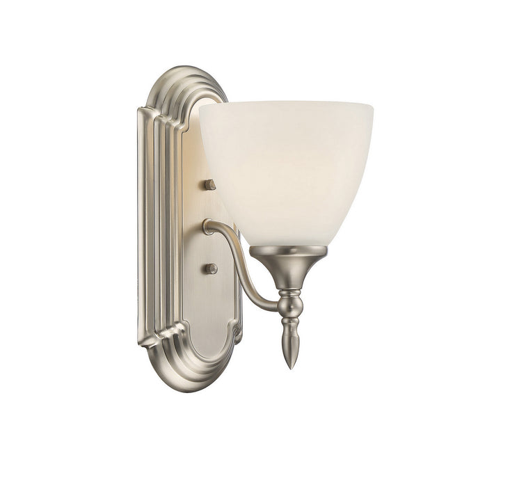 Savoy House 9-1007-1-SN One Light Wall Sconce, Satin Nickel