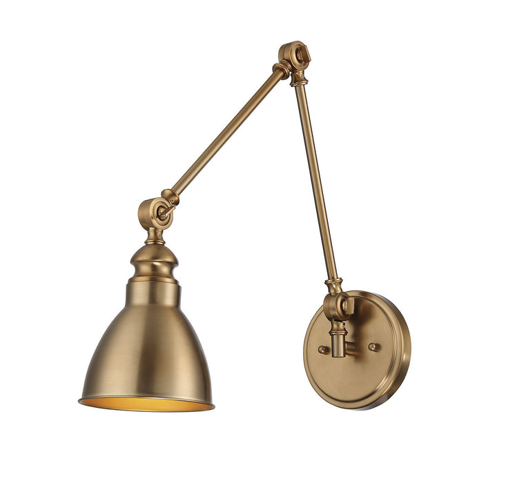 Savoy House 9-960-1-322 One Light Wall Sconce, Warm Brass