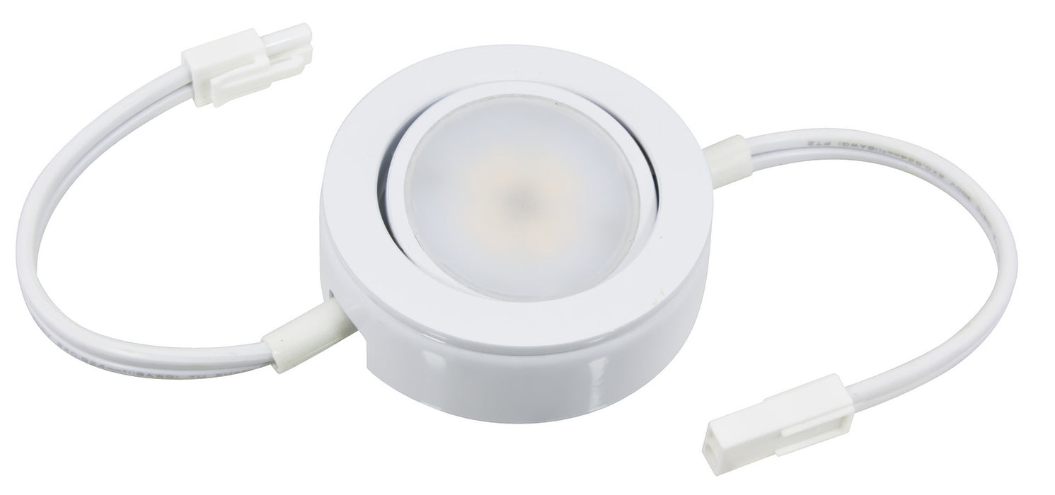 American Lighting MVP-1-30-WH-B LED Puck Light, Black