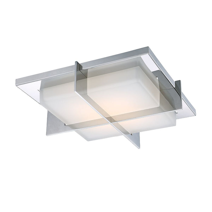 Modern Forms FM-4716-SS LED Flush Mount, Stainless Steel