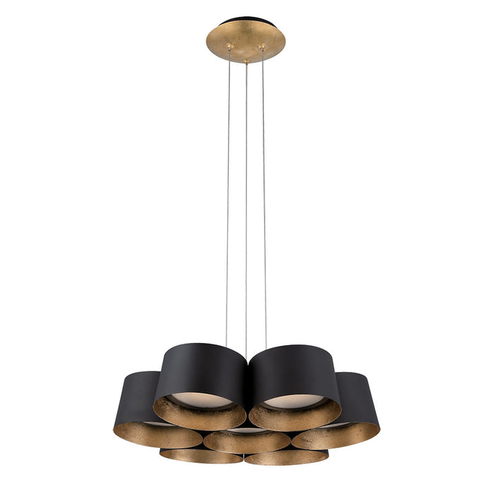 Modern Forms PD-52718-GL LED Chandelier, Gold Leaf/Bronze