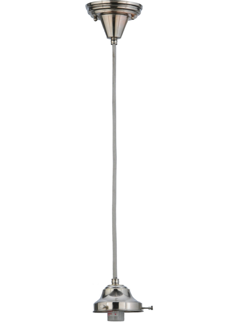 Meyda Tiffany 101910 One Light Pendant Hardware, Polished Nickel