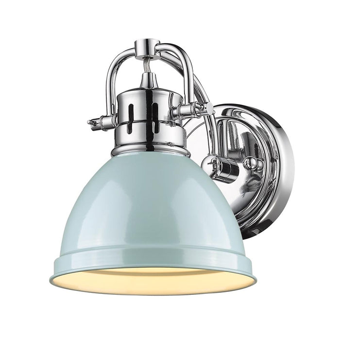 Golden 3602-BA1 CH-SF One Light Bath Vanity, Chrome