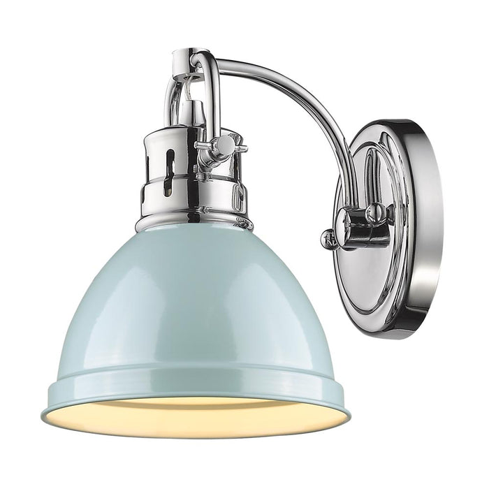 Golden 3602-BA1 CH-SF One Light Bath Vanity, Chrome