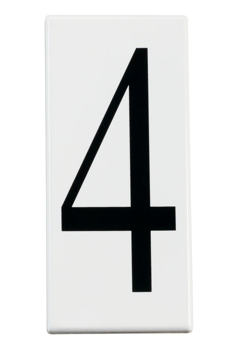 Kichler 4304 Number 4 Panel, White Material (Not Painted)