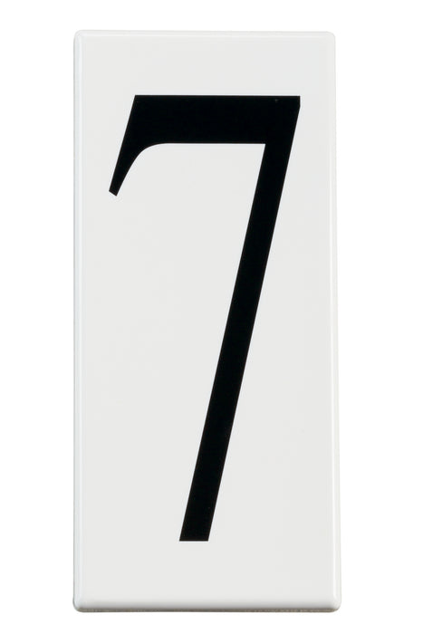Kichler 4307 Number 7 Panel, White Material (Not Painted)