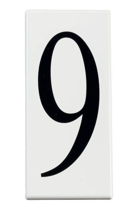 Kichler 4309 Number 9 Panel, White Material (Not Painted)