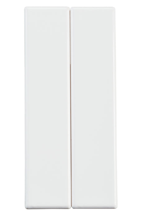 Kichler 4311 Set of 2 Half Size Blank Panel, White Material (Not Painted)