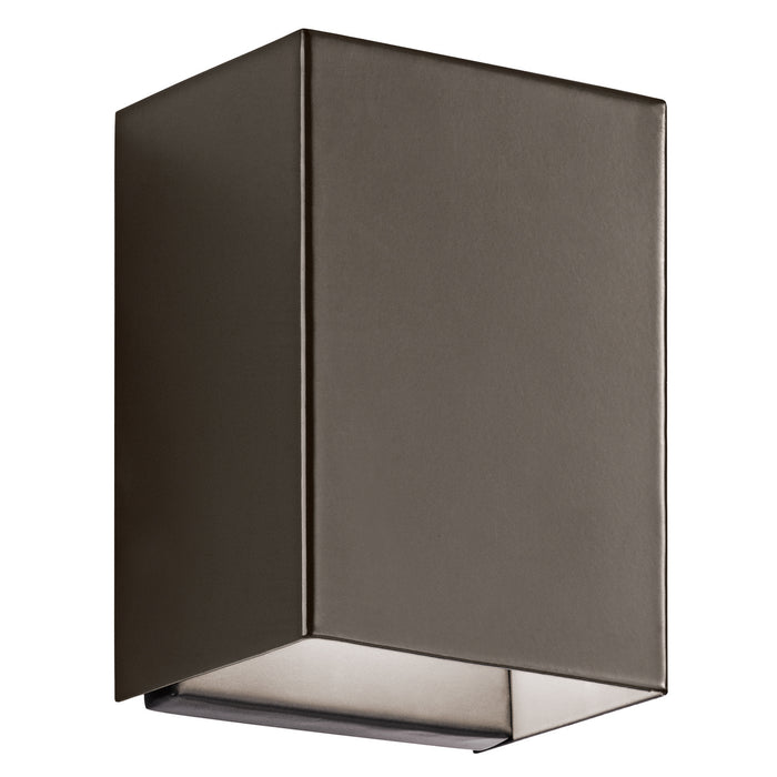 Kichler 49550AZLED LED Outdoor Wall Mount, Architectural Bronze